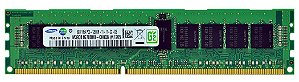 Pente Memoria 8 GB 240 pinos RDIMM DDR3 PC3-12800R Single Rank 1600 MHz SamSung M393B1G70BH0-CK0Q8
