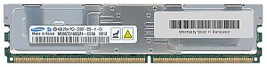 Pente Memoria 4 GB 240 pinos FBDIMM DDR2 PC2-5300F Dual Rank 667 MHz SamSung M395T5160QZ4-CE66