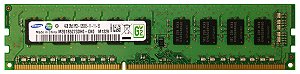 Pente Memoria 4 GB 240 pinos UDIMM DDR3 PC3-12800E 1600 MHz SamSung M391B5273DH0-CK0