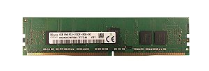 Pente Memoria 4 GB 240 pinos RDIMM DDR4 PC4-17000R Single Rank 2133 MHz Hynix HMA451R7MFR8N-TF