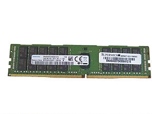 Pente Memoria 16 GB 288 pinos RDIMM DDR4 PC4-19200 Dual Rank 2400 Mhz SamSung M393A2G40EB1-CRC0Q