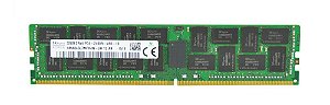 Pente Memoria 32 GB 288 pinos LRDIMM DDR4 PC4-19200 Quad Rank 2400 Mhz Hynix HMA84GL7MFR4N-UH