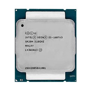 Processador Intel Xeon E5-1607 V3 SR20M 3.10 GHz 4 Cores 10 MB Cache LGA2011-3 TDP 140 W