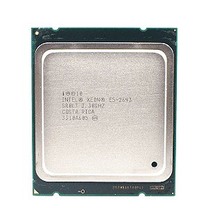 Processador Intel Xeon E5-2643 SR0L7 3.3 GHz 4 Cores 10 MB Cache LGA2011 TDP 130 W