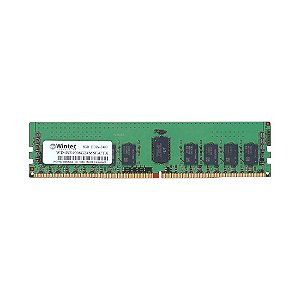Pente Memoria 8 GB 240 pinos RDIMM DDR4 PC4-19200T-R Dual Rank 2400 MHz Wintec WD4RE4008G24MSE-CTX