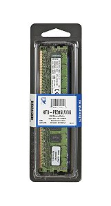 Pente Memoria 8 GB 240 pinos RDIMM DDR3 PC3-12800R Dual Rank 1666 MHz Kingston KTD-PE316LV/8G