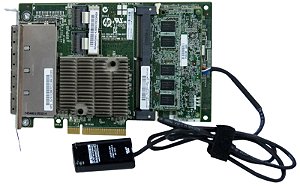 Controladora HPE HBA 6G Cache 1GB Smart Array P822 4x porta SFF8088 2 x SFF8087 Raid 0,1,5,6 + 643379-001 633542-001