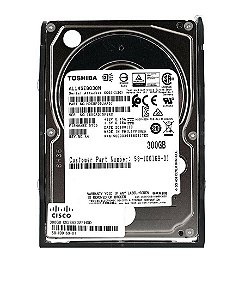 HDD Cisco 300 GB 10K 2.5" SAS 12G 58-100169-01 sem gaveta