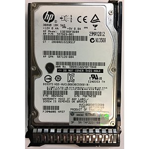 HDD HPE 300 GB 2.5" SAS 6G 597609-001 sem gaveta