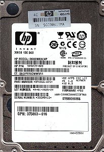 HDD HPE 300 GB 3.5" SAS 3G 504015-003 sem gaveta