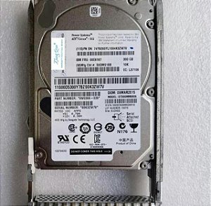 HDD IBM 300 GB 6G 74Y7437 2,5" SAS  sem gaveta AIX/Linux pSeries