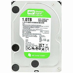 HDD WD 1 TB 7.2K 3G 3.5" SATA WD10EARS sem gaveta