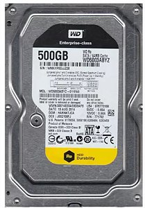 HDD WD BLUE 500 GB 3.5" SATA III 6GB/S WD5003ABYZ sem gaveta