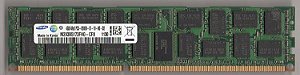 Pente Memoria 4 GB 240 pinos RDIMM DDR3 PC3-8500R Quad Rank 1066 MHz SamSung M393B5173FH0-CF8 43X5055