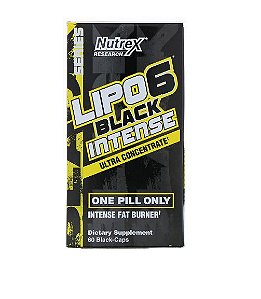 Lipo-6 Black Intense Ultra Concentrado 60 Caps - Nutrex