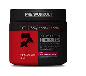 Hórus Pre Workout Pote 150g - Max Titanium