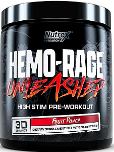 Pré Treino Hemo-rage Unleashed 180g ( 30 Serv ) - Importado!