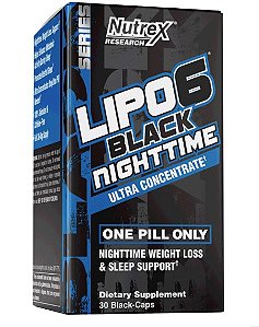 Lipo 6 Black Nighttime 30caps - Nutrex