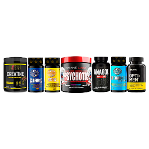 Kit Homens avançados com foco em ganho de massa muscular