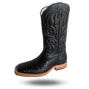 Bota de Jacaré Preta