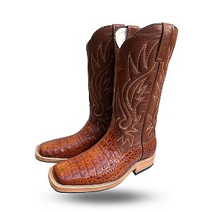 Bota de Jacaré Marrom