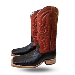 Bota de Avestruz Lisa