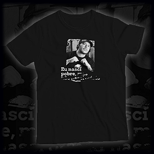 Camisa Charlie Brown Jr Eu nasci pobre Meme
