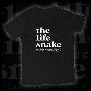 Camisa The life Snake a vida cobra