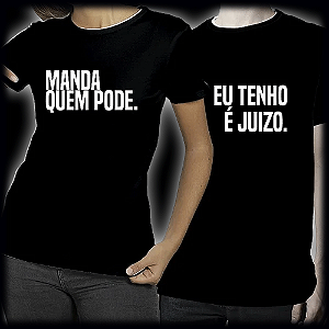 Kit Casal Manda quem Pode, Eu tenho Juízo