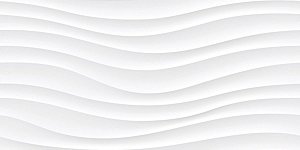 Revestimento Retificado 35x70 Wave White Cx/1,96m² Delta