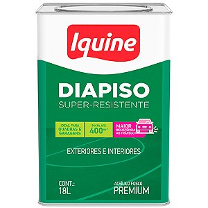 Tinta Iquine Piso Premium 18L Diapiso Cinza Médio
