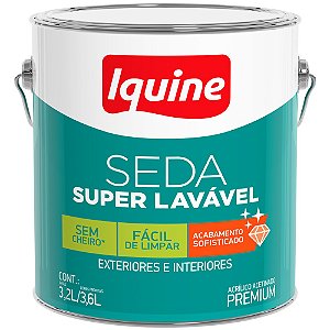 Tinta Iquine Premium 3,2L Seda Super Lavavel 2150 Chumbo
