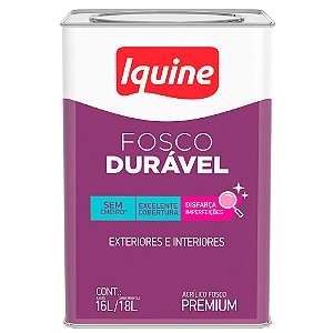 Tinta Iquine Premium 16L Fosco Durável 2201 Violeta