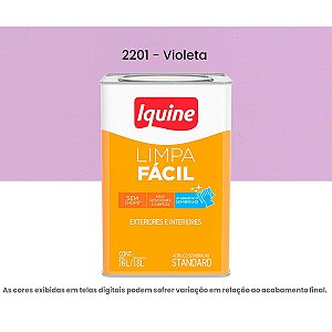 Tinta Iquine Semibrilho 16L Limpa Fácil 2201 Violeta