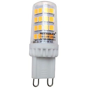 Lâmpada LED Bivolt 3,5W 2200K Luz Amarela - Nitrolux