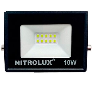 Refletor LED Bivolt 10W 6500K Luz Branca - Nitrolux