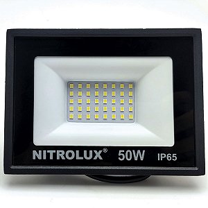 Refletor LED Bivolt 50W 6500K Luz Branca - Nitrolux