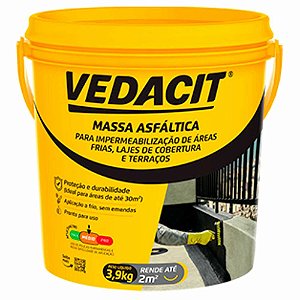 Massa Asfáltica Impermeabilizante 3,9kg Vedacit