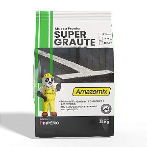 Argamassa Pronta Para Super Graute 35mpa 25kg Amazomix