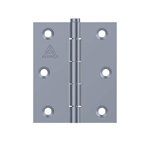 Dobradiça Pino Reversível 3"x2.1/2" 81500c Zincado Aliança