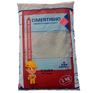 Argamassa Cimentinho Para Pequenos Reparos 1kg Cinza Amazomix