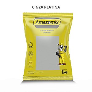 Rejunte Flexível Ar Ii 1kg Cinza Platina Amazomix