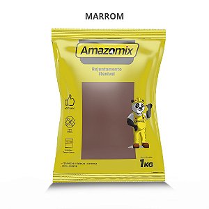Rejunte Flexível Ar Ii 1kg Marrom Amazomix