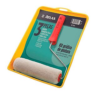 Kit De Pintura Prático 3 Peças Atlas