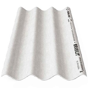 Telha De Fibrocimento 244x50x0,4cm Ondina Cinza Brasilit