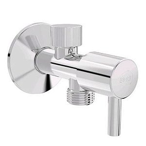 Registro Desviador Para Ducha Higiênica Em Abs 1/4'' De Volta 1/2" X 1/2" Confort Cromado Blukit