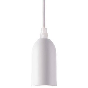 Pendente E-27 Dot Metal Vintage Branco Taschibra