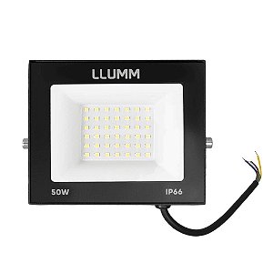 Refletor Led Bivolt 50w 6500k Luz Branca Fria Ip66 Deep Fit Preto Bronzearte