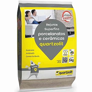 Rejunte Porcelanatos E Cerâmicas 5kg Branco Quartzolit