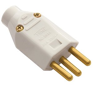 Plug Macho 2p+t 20a 1730 Cinza Fame
